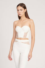 Saléa Light Corset With Lace Detail