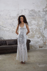Meyra Avc Gümüş Glamour Elbise