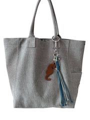 EYNACO Canvas Tote Grey EYC015