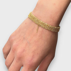 Mey Atelier Woven Gold Woven Bracelet – M