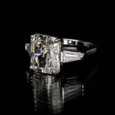 SooSilkyGems CLASSIC BAGUETTE SOLITAIRE RING
