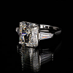 SooSilkyGems CLASSIC BAGUETTE SOLITAIRE RING