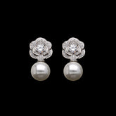 SooSilkyGems MAGNOLIA EARRINGS WITH PEARL