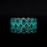 SooSilkyGems PARAIBA WEDDING BAND