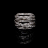 SooSilkyGems MULTI ROW BAGUETTES RING