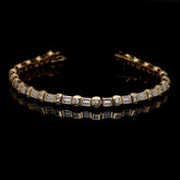 SooSilkyGems BAGUETTES TENNIS BRACELET