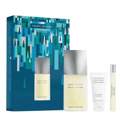 Issey Miyake L'eau D'issey EDT 125 ml+EDT 10 ml+Shower Gel 50 ml Men's Perfume Set