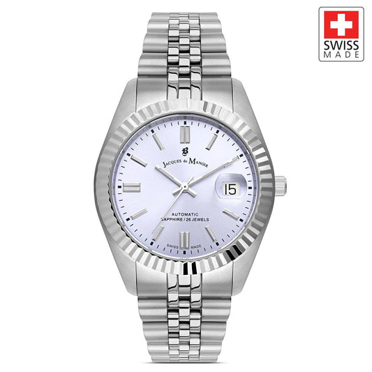 INSPIRATION JWG04202 (Sellita SW200-1, 26 Jewels Otomatik Mekanizmalı, Swiss Made) Erkek Kol Saati