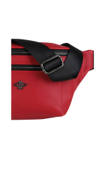 Dellel Deri Red Waist Bag