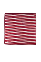 Dellel Deri Burgundy Monogram Scarf