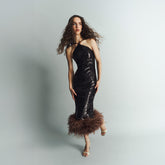 Alia Studio Lily Dress in Brown