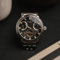 LONGCASE DUAL RETROGRADE OPEN HEART ES-8184-11 Otomatik Erkek Kol Saati