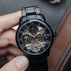 LONGITUDE DUAL TIME ES-8006-55 Otomatik Erkek Kol Saati