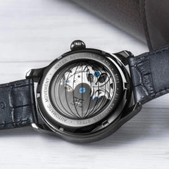 LONGITUDE SHADOW DUAL TIME ES-8063-01 Otomatik Erkek Kol Saati