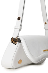 Loventa Ayarlanabilir Askılı Kova Çanta Hera Beyaz