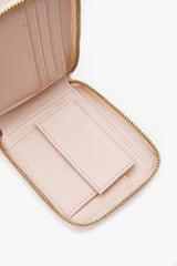 Loventa Embroidered Zippered Wallet – Beleni Cream