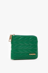 Loventa Embroidered Zippered Wallet – Beleni Grassgreen
