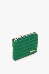 Loventa Embroidered Zippered Wallet – Beleni Grassgreen