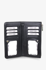 Loventa Glamour Wallet with Extra Card Holder Black
