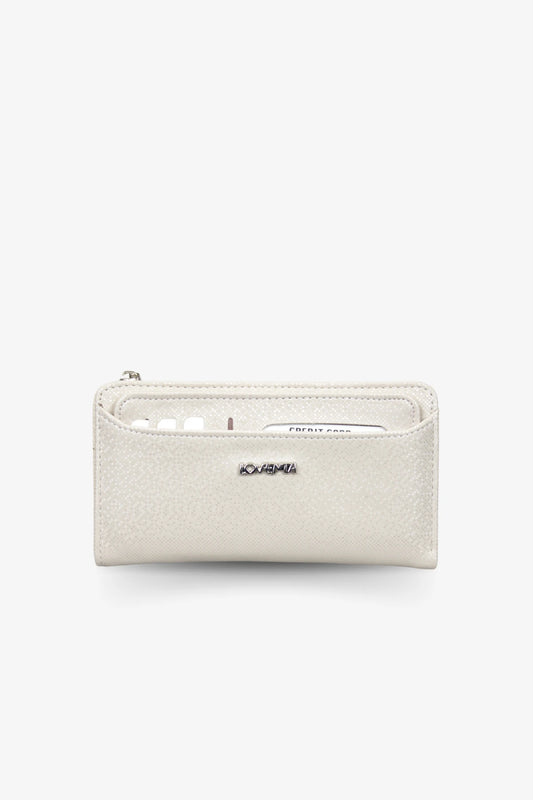 Loventa Glamour Cüzdan, Ekstra Kartlıklı Krem