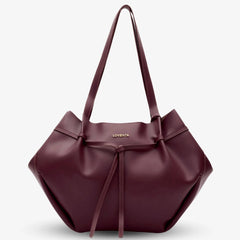 Loventa Large Tote Bag Niesha Claret Red