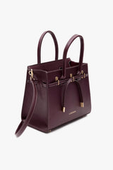Loventa Midsize Hand Bag Ciara Dark Claret Red
