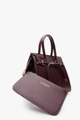 Loventa Midsize Hand Bag Ciara Dark Claret Red