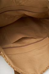 Loventa Round Straw Bag Elvana Camel