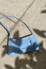 Loventa Kemer Detaylı Omuz Çantası Eleanor Bebek Mavisi