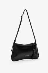 Loventa Shoulder Bag with Belt Detail Eleanor Siyah