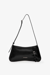 Loventa Shoulder Bag with Belt Detail Eleanor Black
