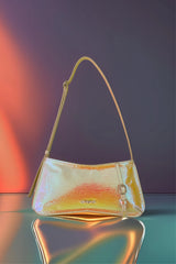 Loventa Shoulder Bag with Belt Detail Eleanor Holographic