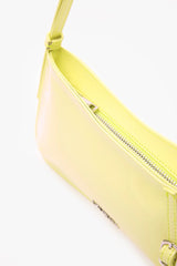 Loventa Shoulder Bag with Belt Detail Eleanor Patent Leather - Yellow