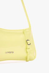 Loventa Shoulder Bag with Belt Detail Eleanor Patent Leather - Yellow