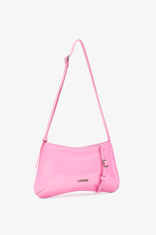 Loventa Shoulder Bag with Belt Detail Eleanor Pink