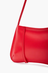 Loventa Shoulder Bag with Belt Detail Eleanor Red