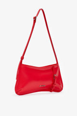Loventa Shoulder Bag with Belt Detail Eleanor Red