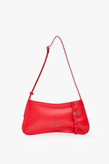 Loventa Shoulder Bag with Belt Detail Eleanor Red