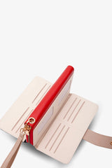 Loventa XL Renkli Cüzdan ve Clutch - Mix Siyah