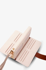 Loventa XL Renkli Cüzdan ve Clutch - Mix Taba