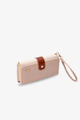 Loventa XL Renkli Cüzdan ve Clutch - Mix Taba