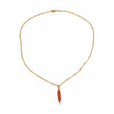 MAISON LYGOS LACRIMA CHAIN NECKLACE