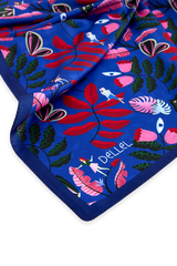 Dellel Deri Blue Imagine A Forest Scarf