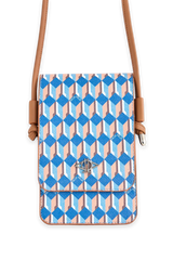 Dellel Deri Blue Helion Phone Bag