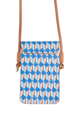 Dellel Deri Blue Helion Phone Bag