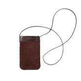 Mila Leather Phone Case - Choco