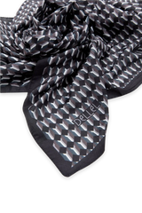 Dellel Deri Black Freesia Scarf