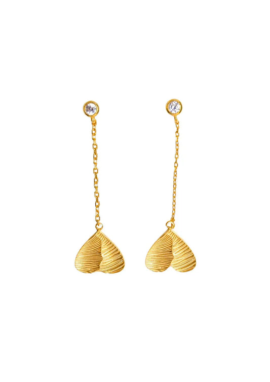 Fingerprint Heart Earrings