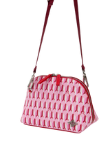 Dellel Deri Pink Capri Bag