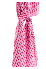 Dellel Deri Pink Freesia Scarf